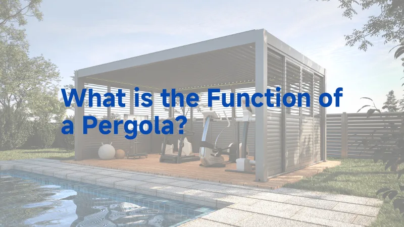 Hvad er funktionen af ​​en pergola