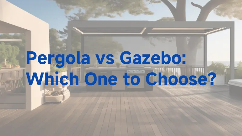 Pergola vs. pavillon: Hvilken skal man vælge?