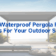 top waterproof pergola roof ideas for your outdoor space