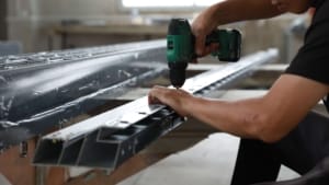 aluminum pergola installation