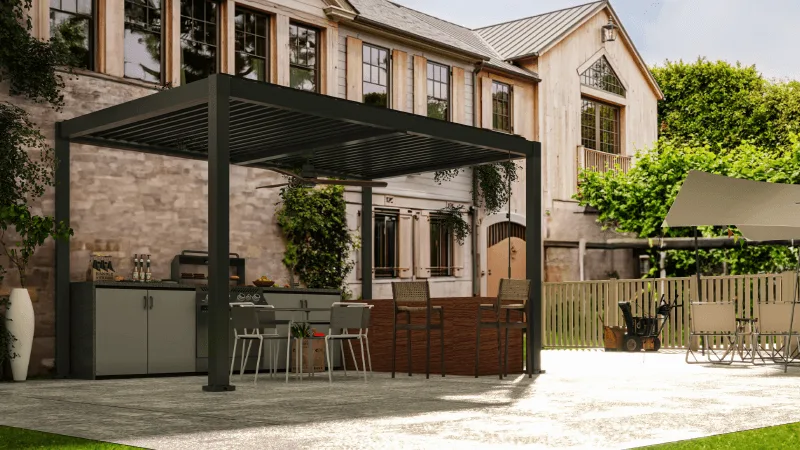 pérgola de jardín