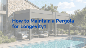 how to maintain a pergola