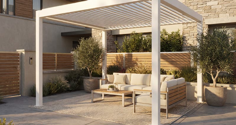 backyard pergola