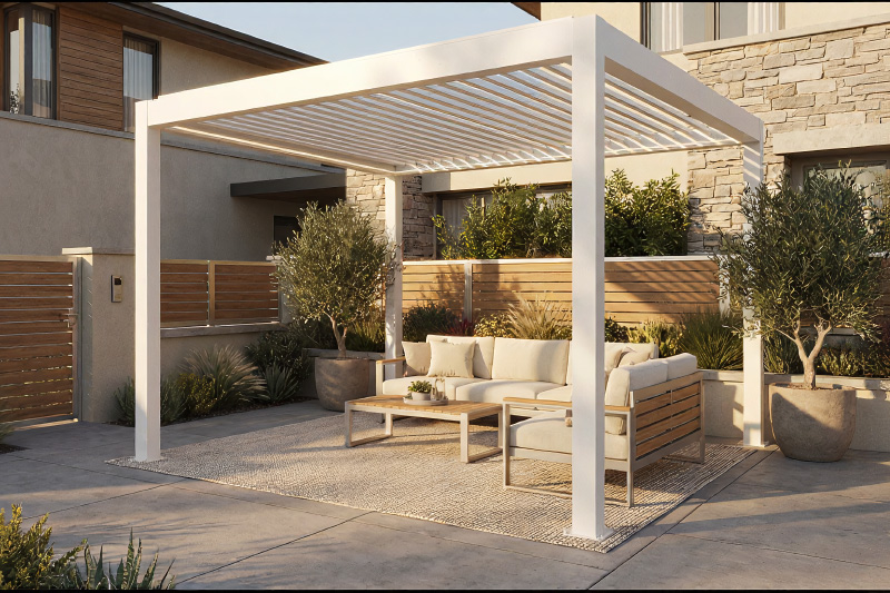 backyard pergola