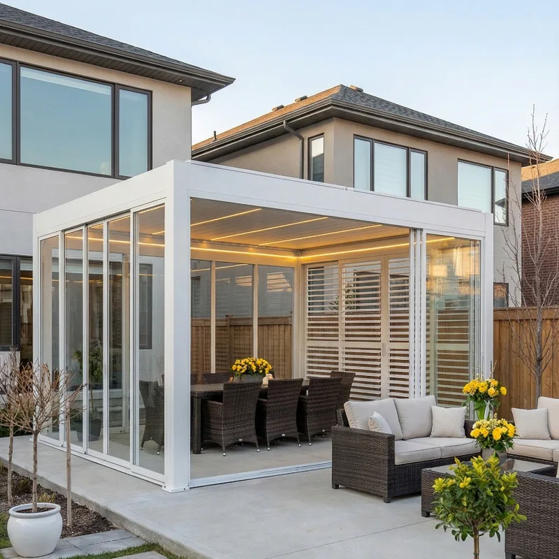 lauko aliuminio pergola