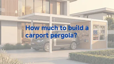 hvor mye koster det å bygge en carport-pergola