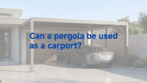 Can pergola used as carport