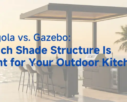 Pergola vs Gazebo Which Shade Structure Is Right for Your Outdoor Kitchen