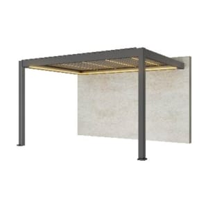 Wall-mounted pergola