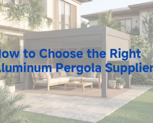 aluminum pergola supplier guide