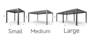 oem odm pergola size