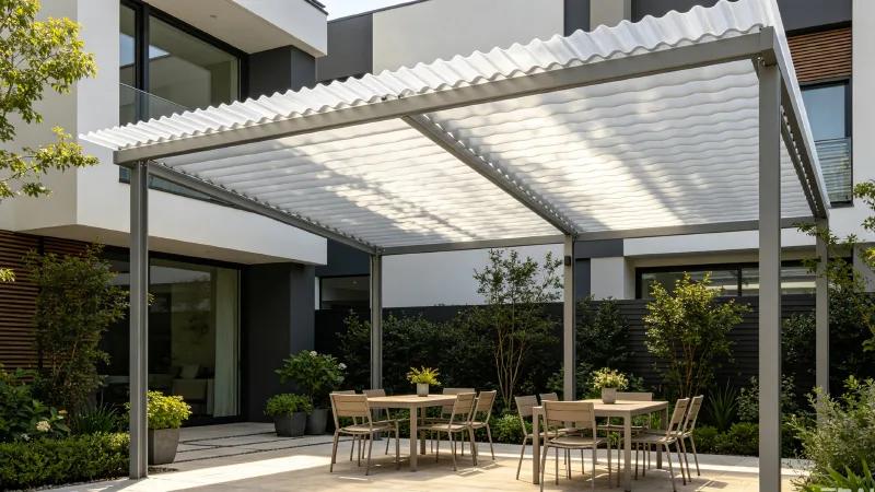 PVC pergola