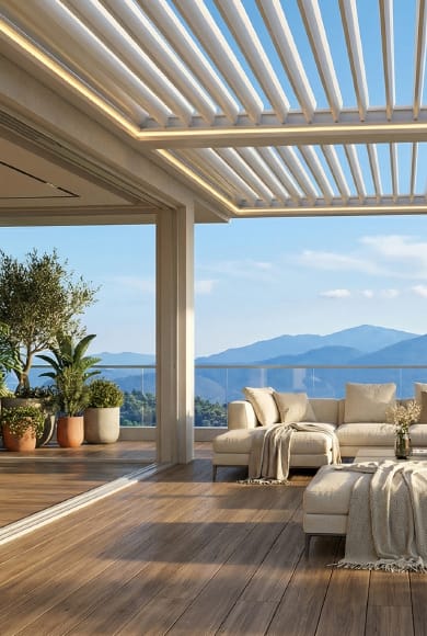 Adjustable roof system