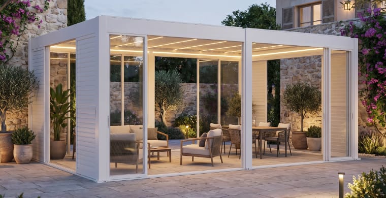 Boutique Guesthouses outdoor pergola application