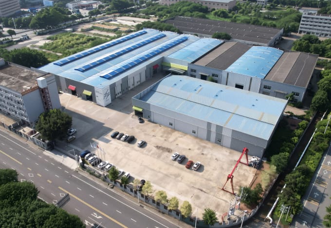 Modern aluminum production factory