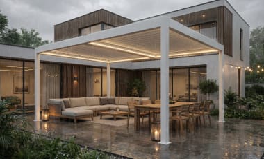 Premium motorized pergola
