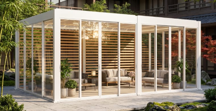 Resorts & Wellness Hotels outdoor pergola application