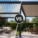 louvered pergola vs fixed roof