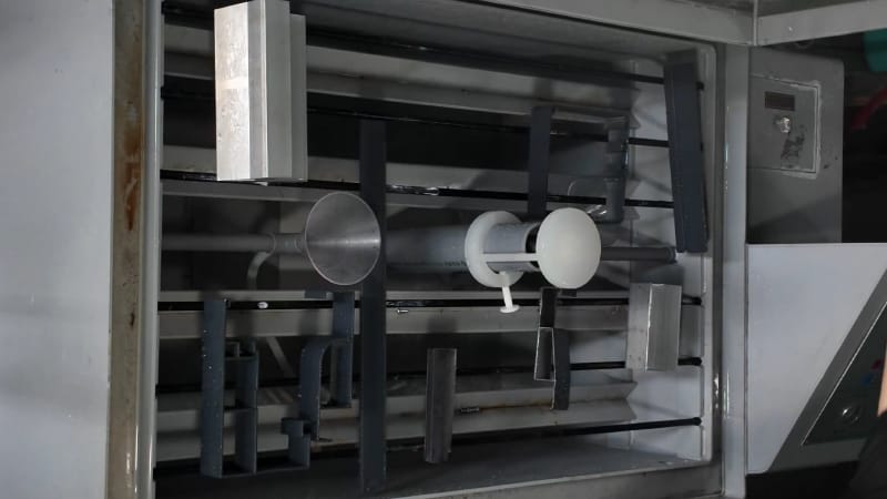Salt spray test for coatings